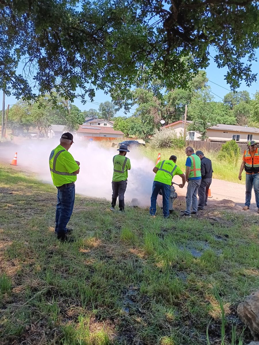 36th Ave Fire Hydrant Testing 